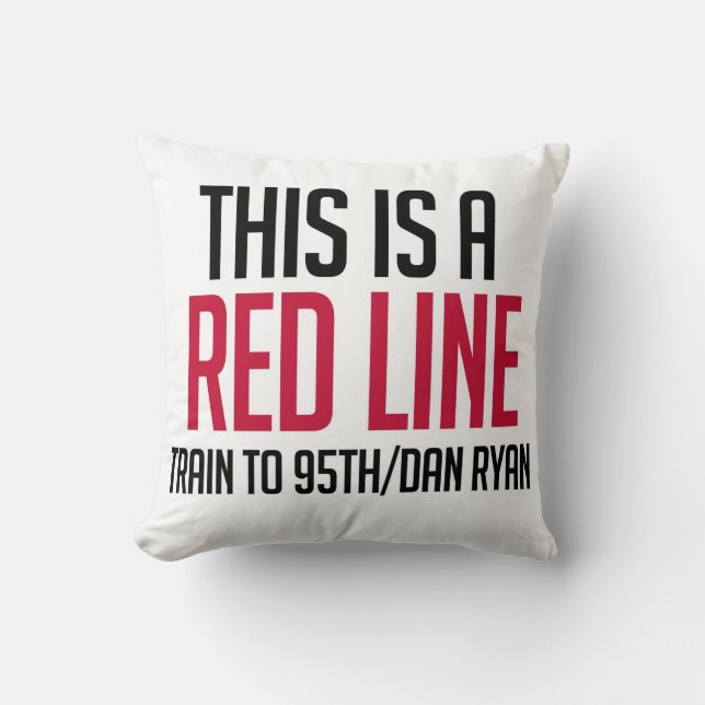 Ligne rouge coussin de CTA (Recto)