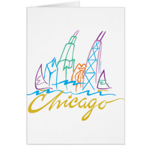 Ligne Skyline de Chicago Windy City