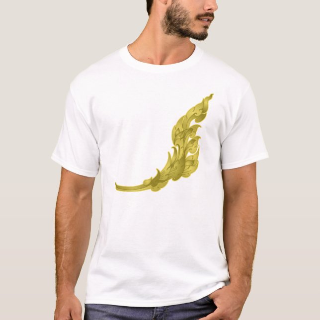 Ligne T-shirt blanc thaïlandais (Devant)