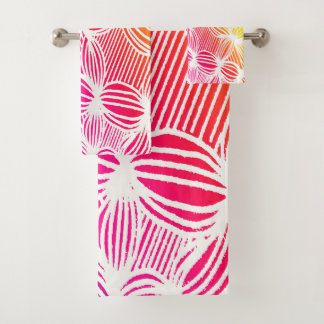 Lignes arc-en-ciel courbes