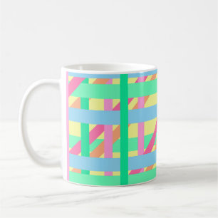 Lignes croisées de Pâques Café Mug