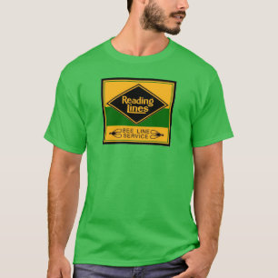 Lignes de chemin de fer de lecture, ligne T-shirts