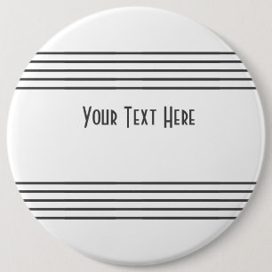 Lignes de portée musicale Badge de mots de portée