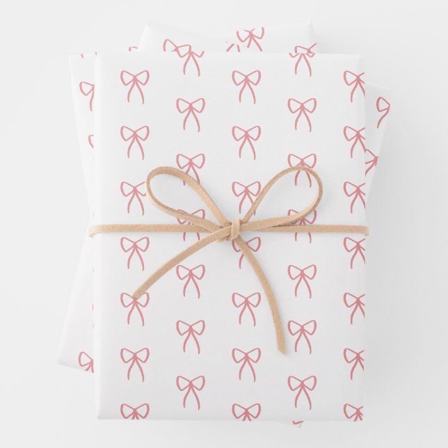 Lignes de vaches Coquette en papier d'enveloppemen (En situation)