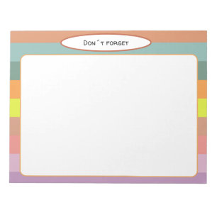 Lignes esthétiques du paysage Bloc-notes