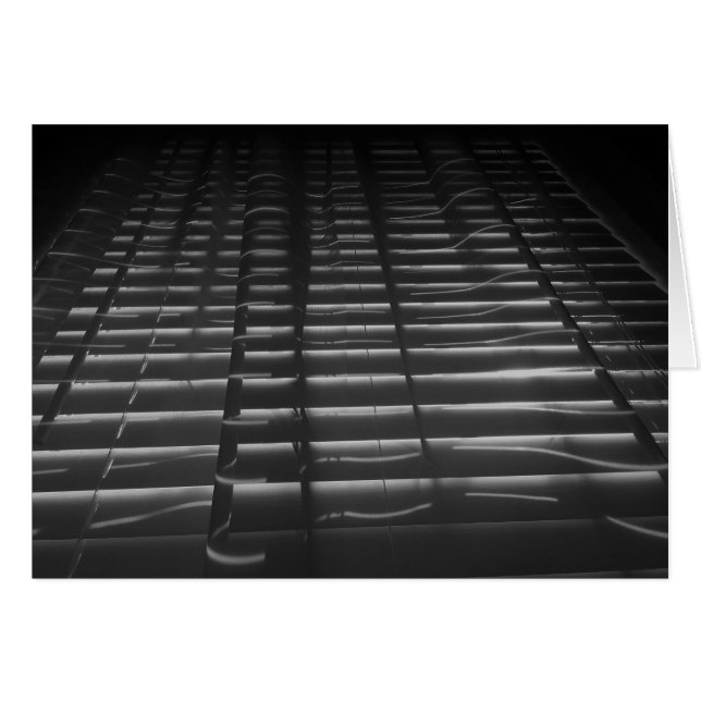 Lignes & Lumière / Noir, carte (Devant horizontal)