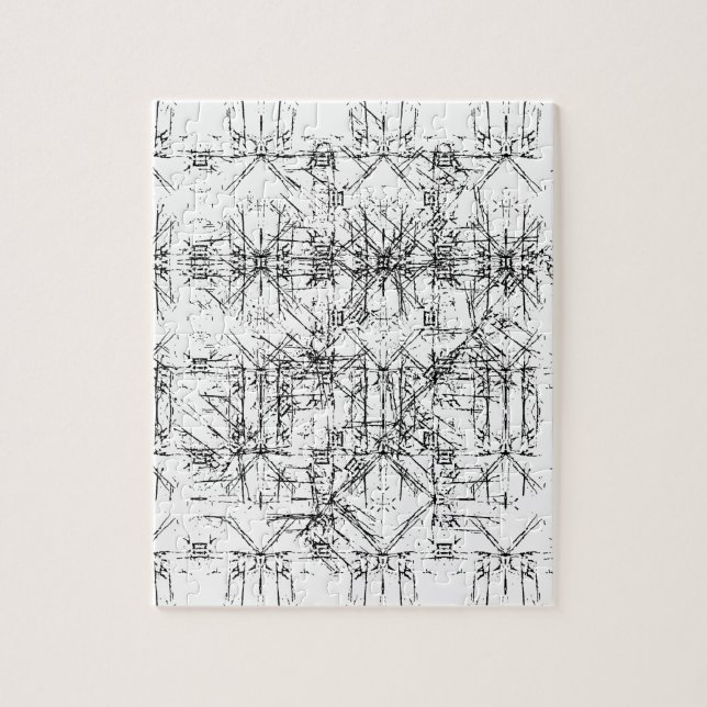 Lignes noires puzzle (Vertical)