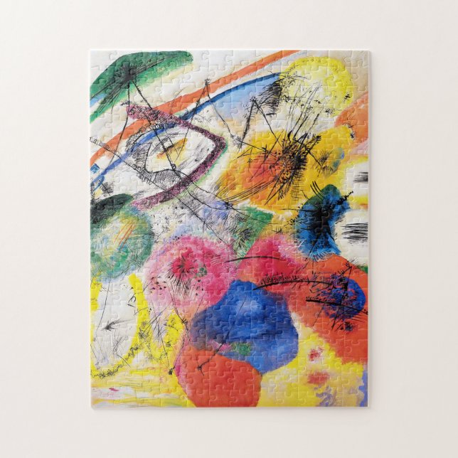 Lignes noires puzzle de Kandinsky (Vertical)