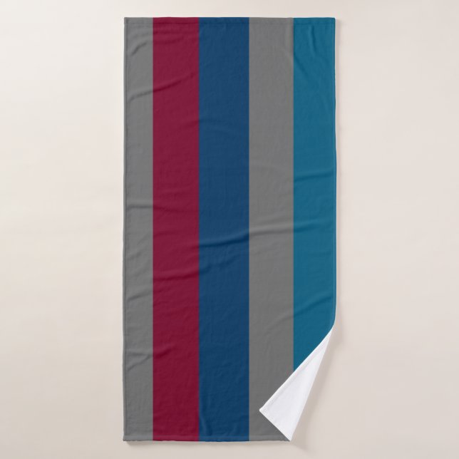 lignes verticales modernes motif (Serviette de bain)