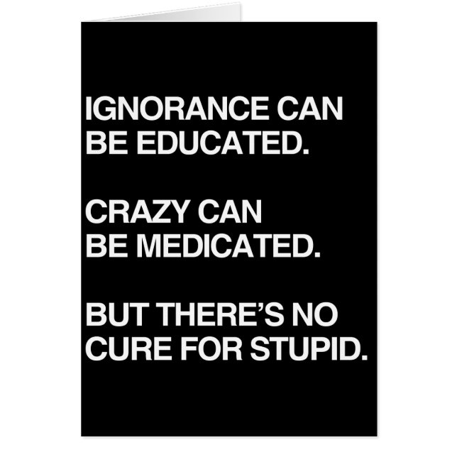 L'IGNORANCE PEUT ÊTRE INSTRUITE (Devant)