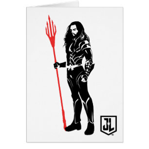 Ligue de Justice   Aquaman Pose Noir Pop Art