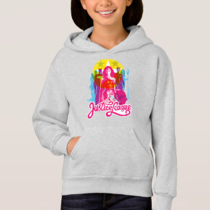 Ligue de Justice Retro Group & Logo Pop Art