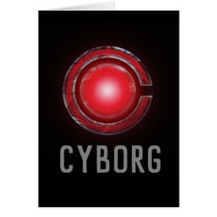 Ligue de Justice Symbole Cyborg brillant