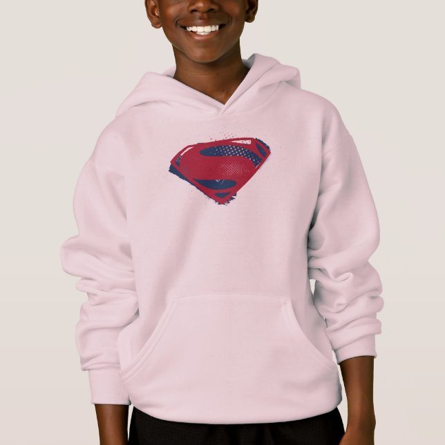 Ligue de Justice | Symbole Superman brosse et demi (Devant)