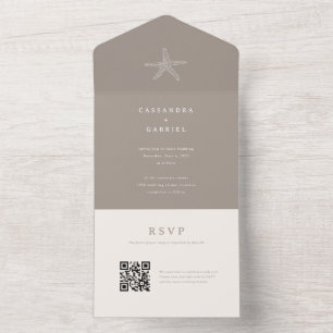 Lihue Faire-part de mariage avec QR Code RSVP