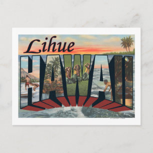 Lihue, HawaiiLarge Letter ScenesLihue, HI Postcard