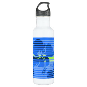 Lihue Hibiscus Stripe Hawaiian 710 Ml Water Bottle