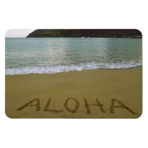 Lihue Kauai Ocean Aloha Magnet