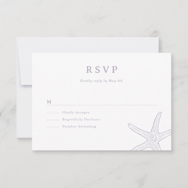 Lihue Wedding RSVP (Devant)