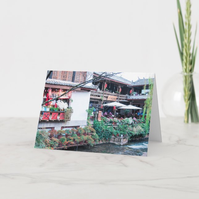 Lijiang, China, Old Town  Card (Front)