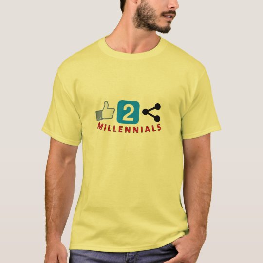Like 2 Share Men's Millennial T-shirt
