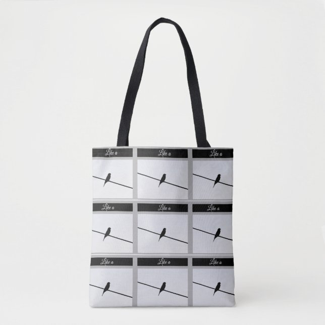 Like a Bird on A Wire - Leonard Cohen Tote Bag (Front)
