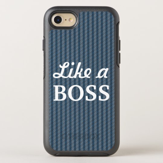 Like a Boss Blue OtterBox Symmetry iPhone 8/7 Case