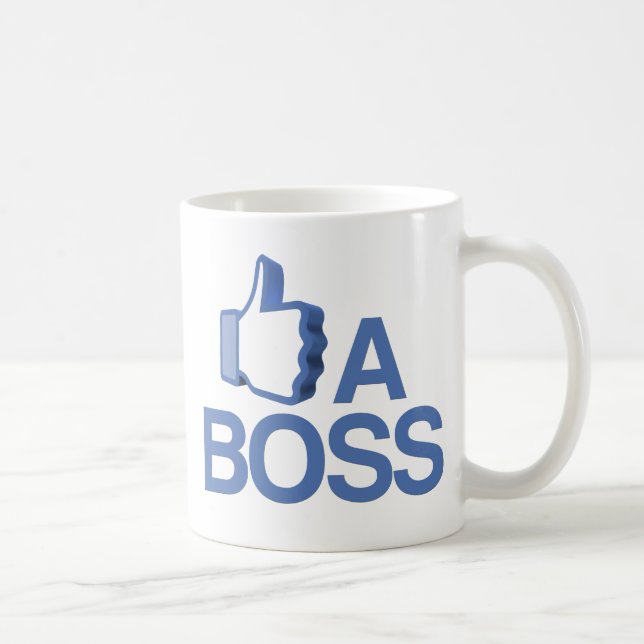 LIKE A BOSS Coffee Mug (Right)