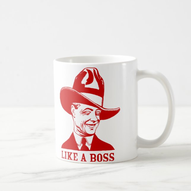 "Like A Boss" Coffee Mug (Right)