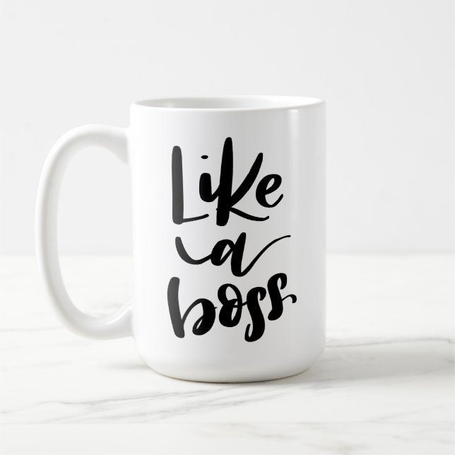 Like A Boss Coffee Mug (Left)