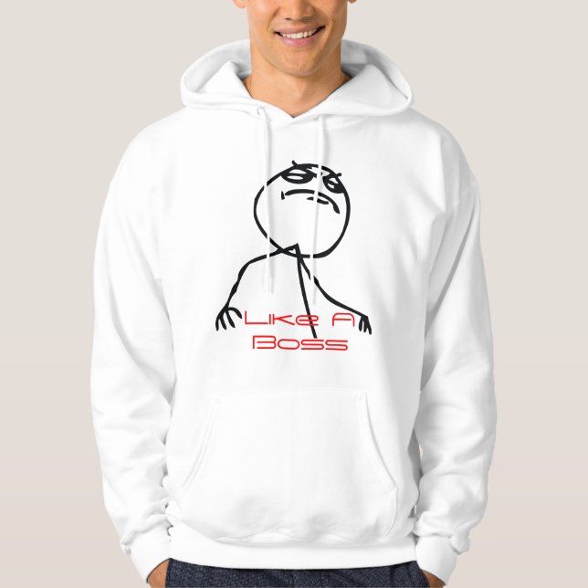 Like a Boss Hoodie (Front)