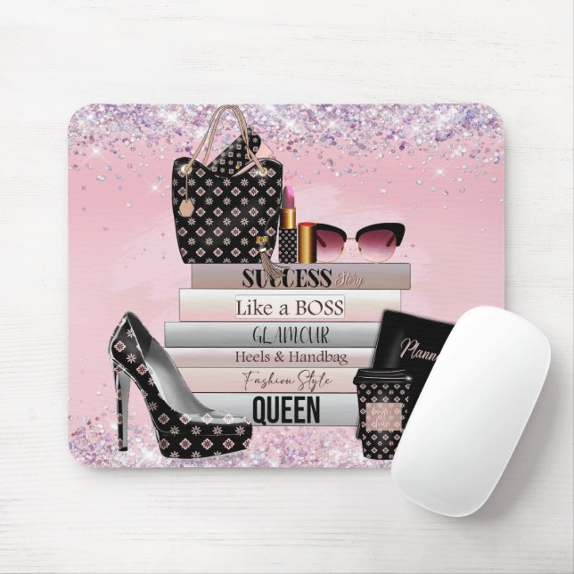 Like a Boss Luxury  Mouse Pad (With Mouse)