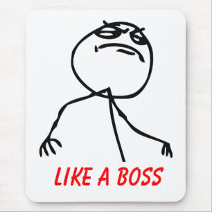 Like a Boss Mouse Pad