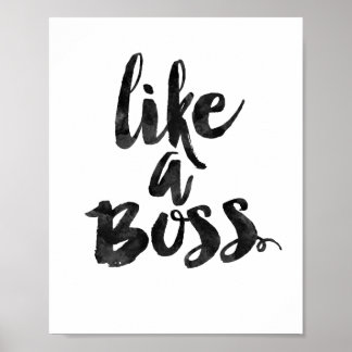 Like A Boss Poster