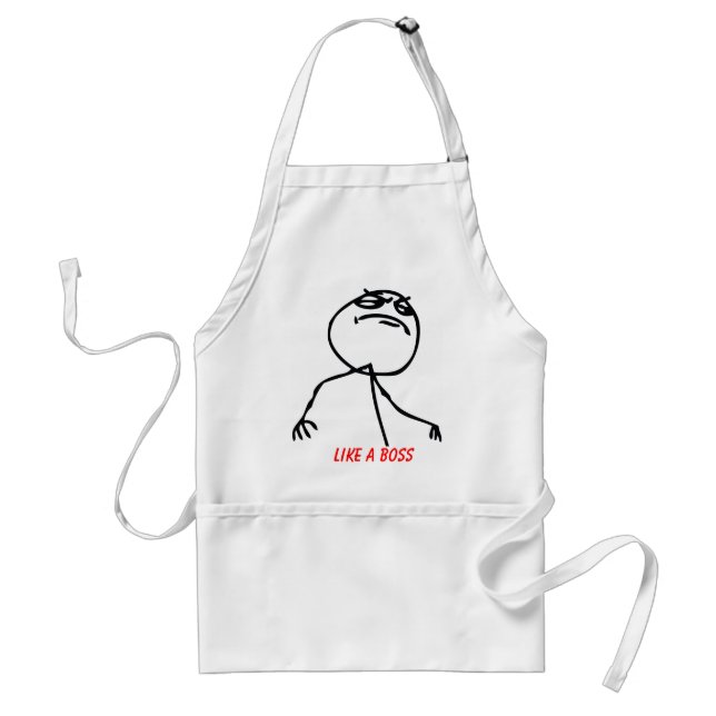 Like a Boss Standard Apron (Front)