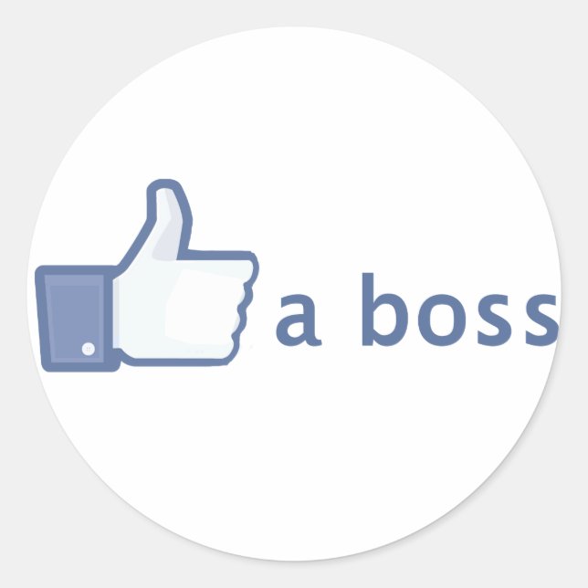 Like A Boss sticker (Front)
