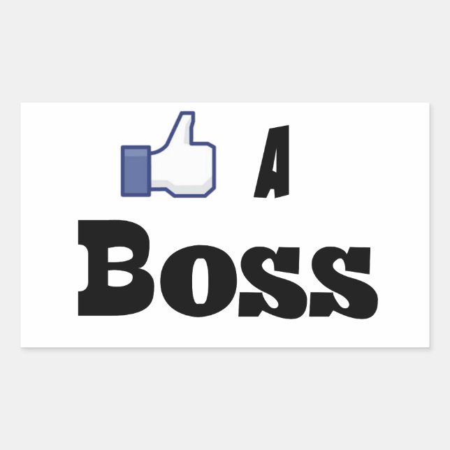 Like A Boss Sticker (Front)
