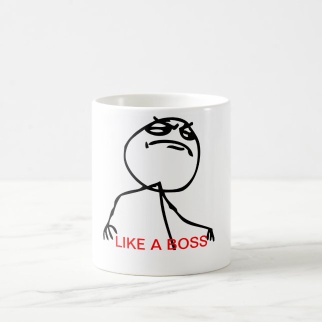LIKE A BOSS Tasse Coffee Mug (Center)