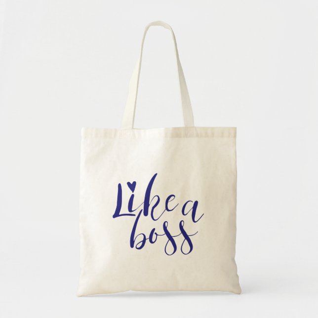 Like a boss tote bag (Front)