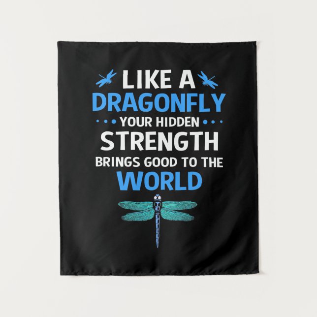 Like A Dragonfly Tapestry (Front)