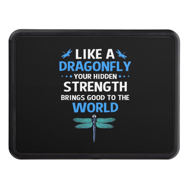 Like A Dragonfly Trailer Hitch Cover (Front)