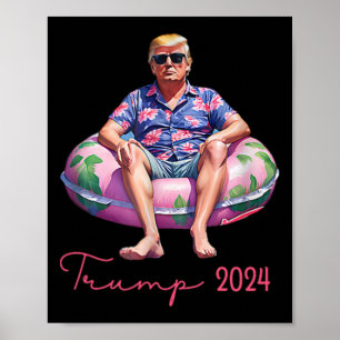 Like A Felon Funny Trump Summer 2024 2 Sided 1 Poster