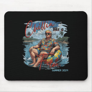 Like A Felon Retro Summer Vintage Funny Trump 2024 Mouse Pad
