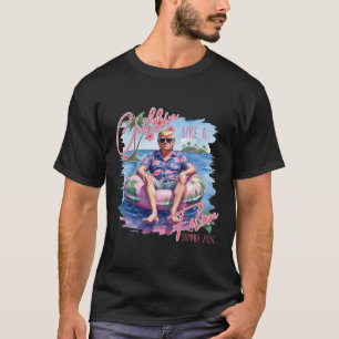 Like A Felon Summer 2024 Funny Trump 2024  T-Shirt