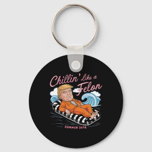 Like A Felon Trump 2024 Funny Summer Gifts  Keychain