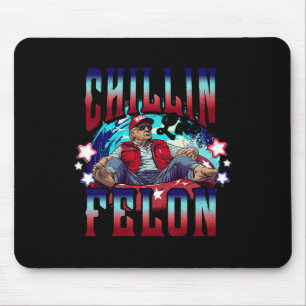 Like A Felon Trump President 2024 Take America Bac Mouse Pad