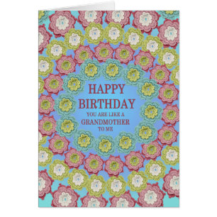 Like a Grandmother Birthday Crochet Flowers