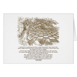 Like A Large Chessboard Game Of Chess Wonderland