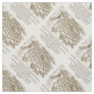 Like A Large Chessboard Game Of Chess Wonderland Fabric