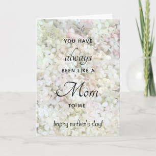 Like a Mom Vanilla Strawberry Hydrangeas Mother's  Card